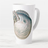 Octopus Argonaut, Dierenuitgave Oude Mariene Diere Latte Mok (Rechterhoek)