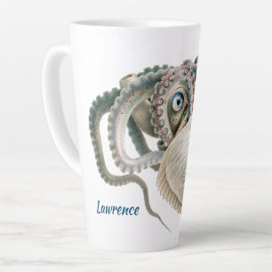 Octopus Argonaut, Dierenuitgave Oude Mariene Diere Latte Mok