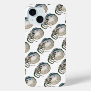 Octopus Argonaut, Vintage Zeeleven Dieren iPhone 15 Case