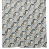  octopus argonaut, zeedieren douchegordijn