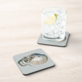  octopus argonaut, zeedieren drankjes onderzetter (Rechterzijde)