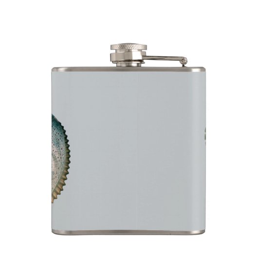  octopus argonaut, zeedieren heupfles (Achterkant)