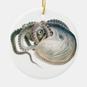  octopus argonaut, zeedieren keramisch ornament (Voorkant)