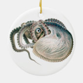  octopus argonaut, zeedieren keramisch ornament (Achterkant)