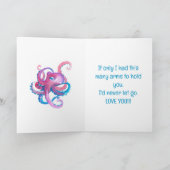 OCTOPUS ARMS LOVE/MISS YOU KAART (Binnen)