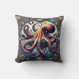 Octopus Art Deco Kussen