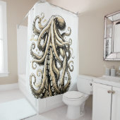 Octopus Art Douchegordijn (In situ)