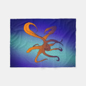 Octopus Art Fleece Deken (Voorkant (Horizontaal))