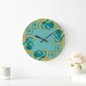 Octopus Art Grote Klok (Huis)