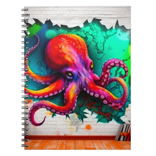 Octopus Art Notitieboek (Voorkant)