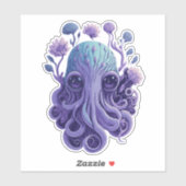 Octopus Art Sticker (Vel)