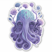 Octopus Art Sticker (Voorkant)