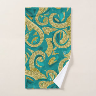 Octopus Art Tentacles Bath Towels - Painting Bad Handdoek