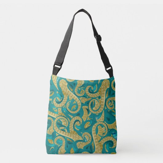 Octopus Art - Uniek Crossbody Tas (Voorkant)