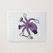 Octopus as Magician with Hat Legpuzzel (Horizontaal)