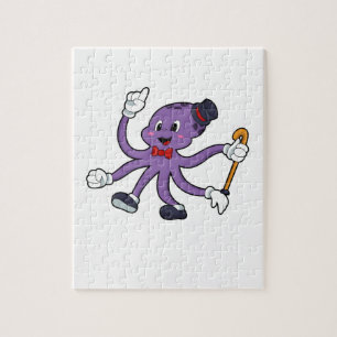 Octopus as Magician with Hat Legpuzzel