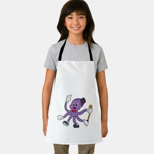 Octopus as Magician with Hat Schort (Insitu)