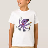 Octopus as Magician with Hat T-shirt (Voorkant)