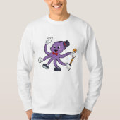 Octopus as Magician with Hat T-shirt (Voorkant)