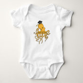 Octopus as Student with Diploma Romper (Voorkant)