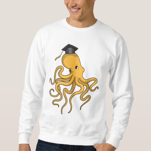 Octopus as Student with Diploma Trui (Voorkant)