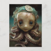 Octopus Assemblage Doll Briefkaart (Voorkant)