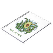 Octopus Avocado Notitieboek (Linkerzijde)