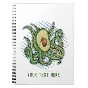 Octopus Avocado Notitieboek