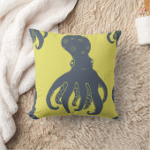 Octopus baby kussen (geel) (Deken)