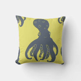 Octopus baby kussen (geel)
