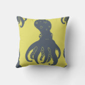 Octopus baby kussen (geel) (Achterkant)
