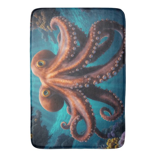 Octopus Badmat (Voorkant Verticaal)