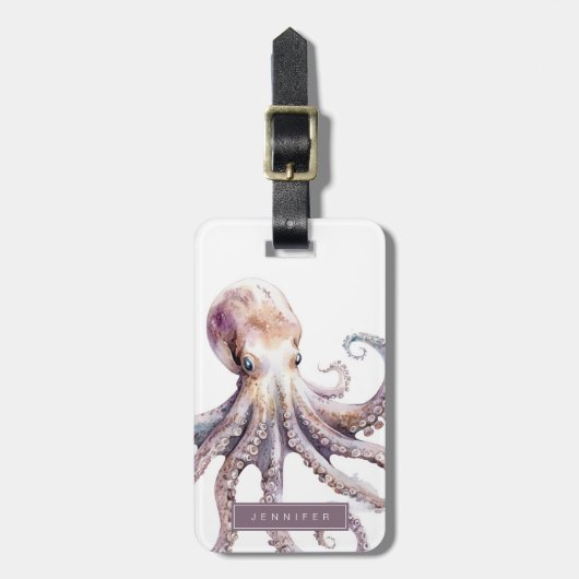 Octopus Bagage Label (Voorkant verticaal)