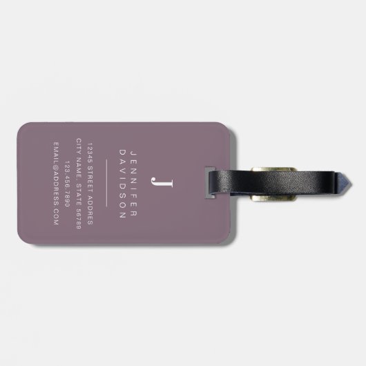 Octopus Bagage Label (Achterkant horizontaal)