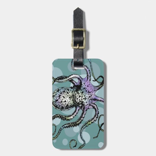 Octopus Bagagelabel (Voorkant verticaal)