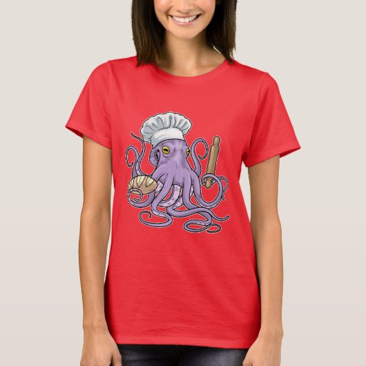 Octopus Baker Bread T-shirt (Voorkant)