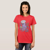 Octopus Baker Bread T-shirt (Voorkant volledig)