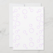 Octopus Balloon Paarse Bubble Kids Verjaardag Kaart (Achterkant)