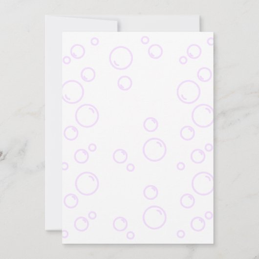 Octopus Balloon Paarse Bubble Kids Verjaardag Kaart (Achterkant)