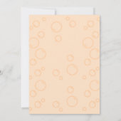 Octopus Balloon Peach Bubble Kids Verjaardag Kaart (Achterkant)