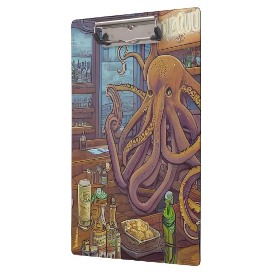 Octopus Bartender Klembord (Links)