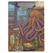 Octopus Bartender Klembord (Voorkant)