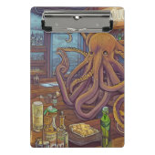 Octopus Bartender Mini Klembord (Voorkant)