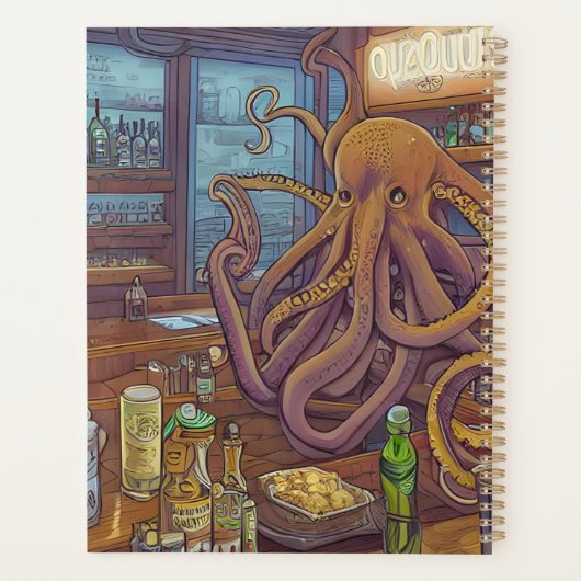 Octopus Bartender Planner (Achterkant)