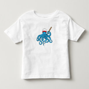 Octopus Baseball Baseball Kinder Shirts