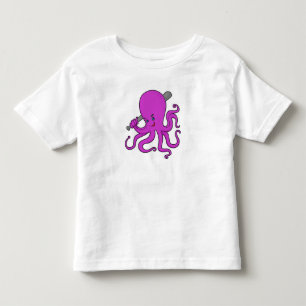 Octopus Baseball Baseball Kinder Shirts