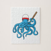 Octopus Baseball Baseball Legpuzzel (Verticaal)