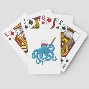 Octopus Baseball Baseball Pokerkaarten