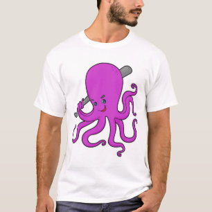 Octopus Baseball Baseball T-shirt