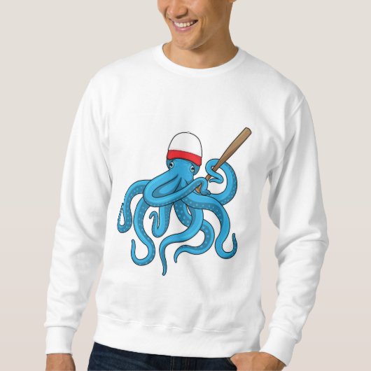 Octopus Baseball Baseball Trui (Voorkant)